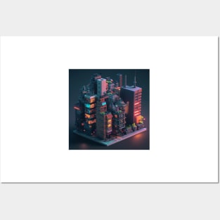 My small worlds : Futuristic city 2 Posters and Art